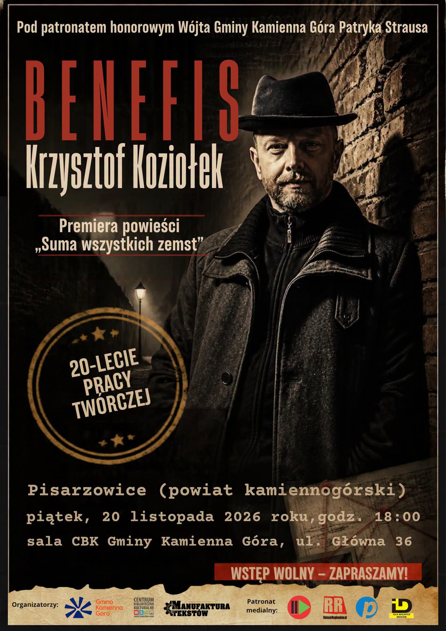 Plakat - Benefis Krzysztof Koziołek
