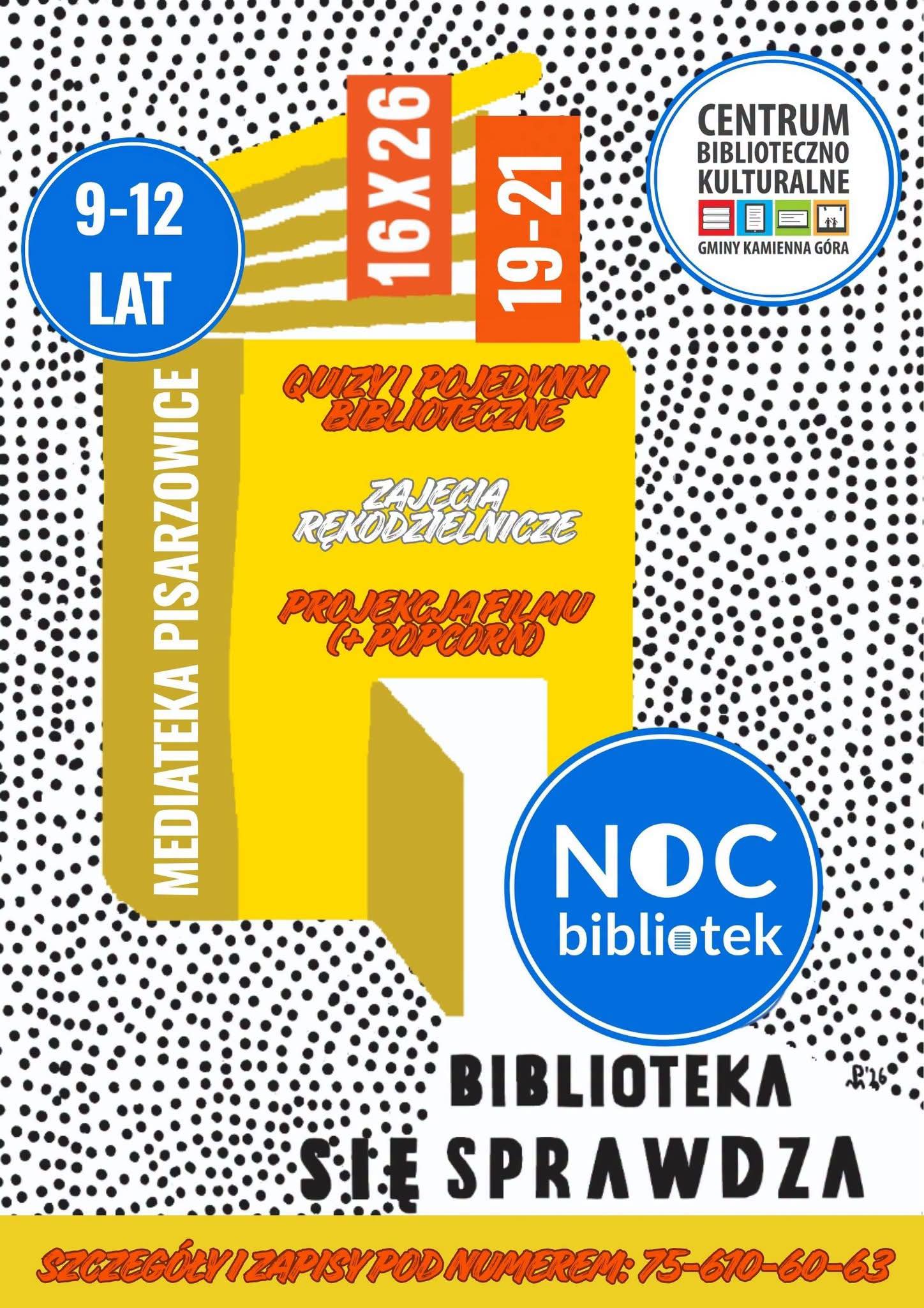 Plakat Noc Bibliotek