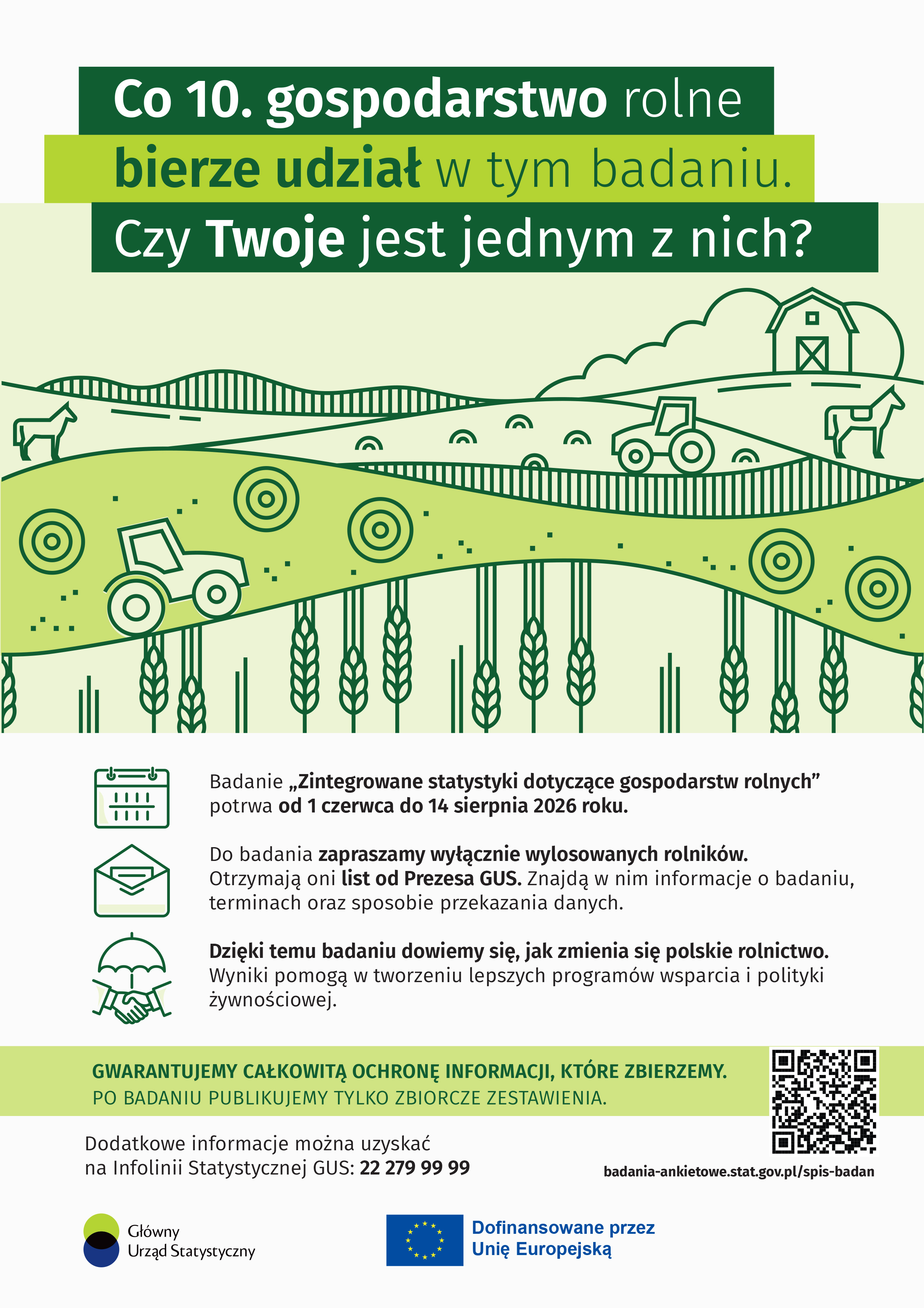 Plakat promujący badanie