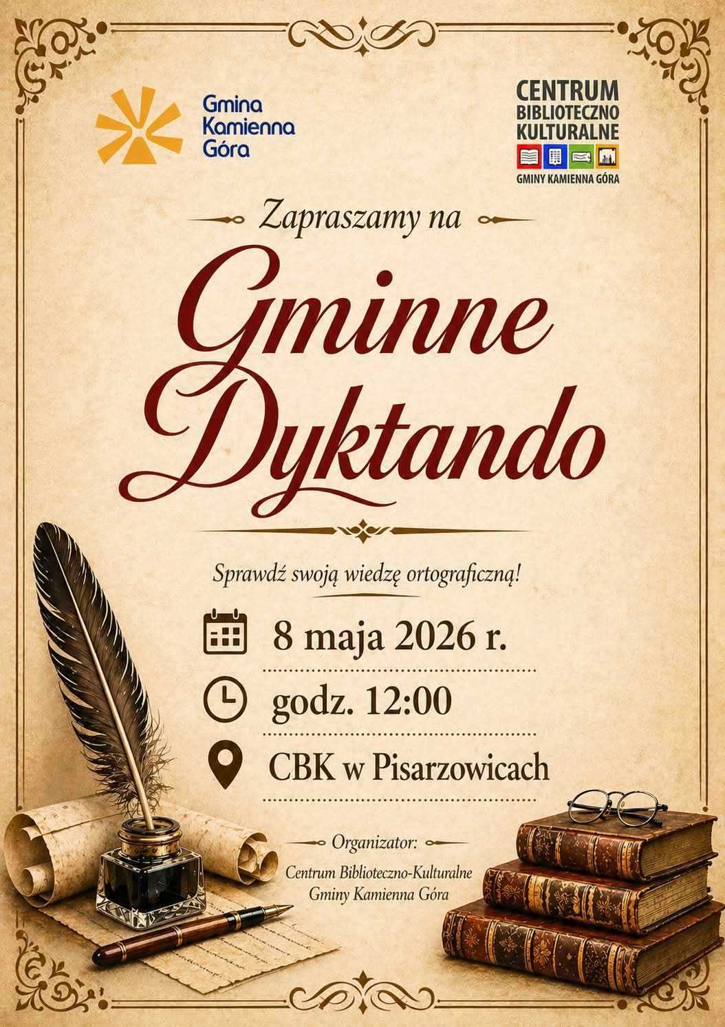 Plakat gminnego dyktanda