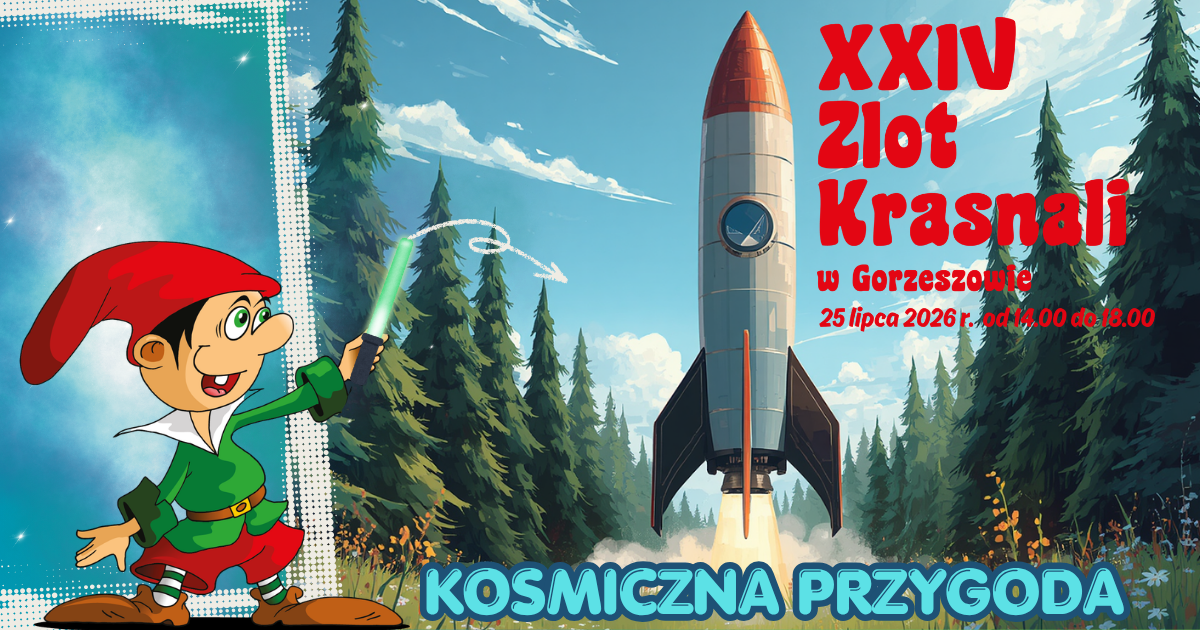 Grafika promująca XXIV Zlot Krasnali