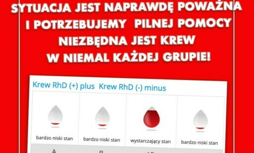 Zdjęcie do Potrzebna krew.