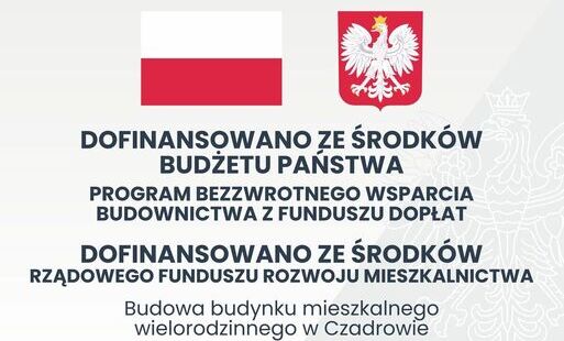 Zdjęcie do Budowa budynku mieszkalnego wielorodzinnego w Czadrowie.