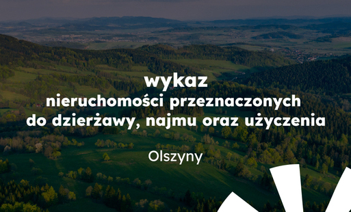 Zdjęcie do Olszyny: wykaz nieruchomości przeznaczonych do dzierżawy, najmu oraz użyczenia