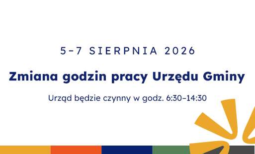 Zdjęcie do Zmiana godzin pracy Urzędu Gminy Kamienna G&oacute;ra