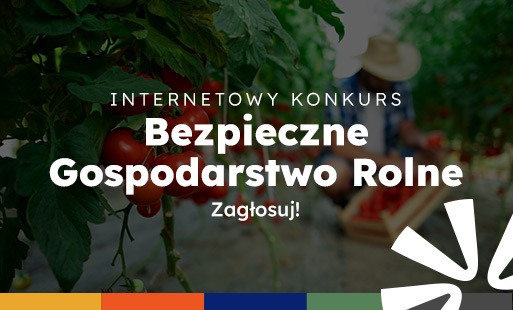 Grafika promująca publikację "Bezpieczne Gospodarstwo Rolne"