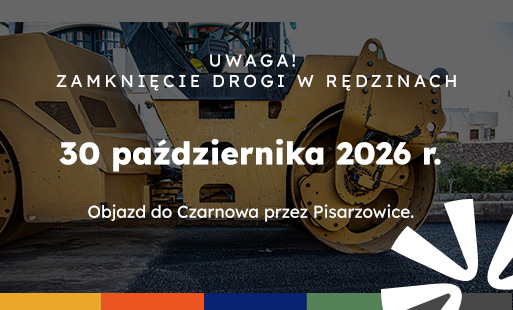 Czasowe zamknięcie drogi w Rędzinach 30 października