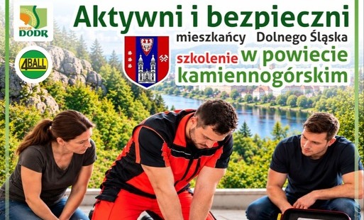 Aktywni i bezpieczni - plakat wydarzenia
